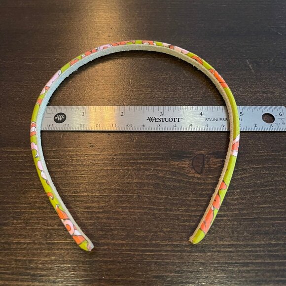 J. crew green and pink patterned headband - Picture 2 of 3